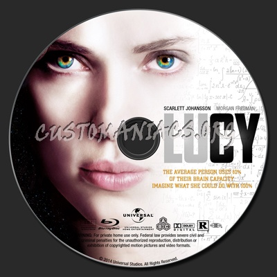 Lucy blu-ray label