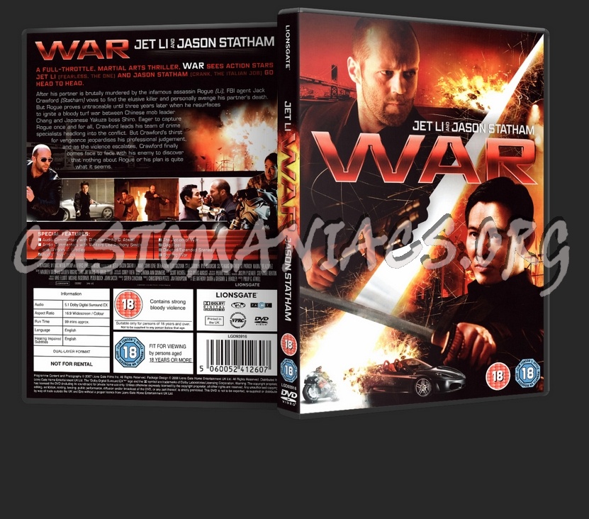 War dvd cover