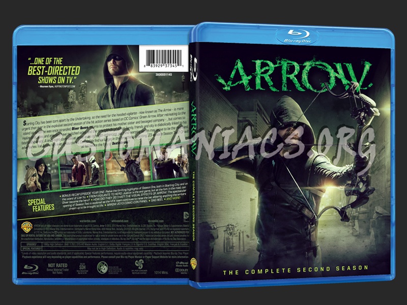 Arrow Season 2 blu-ray cover