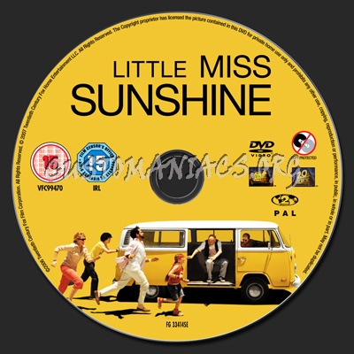 Little Miss Sunshine dvd label