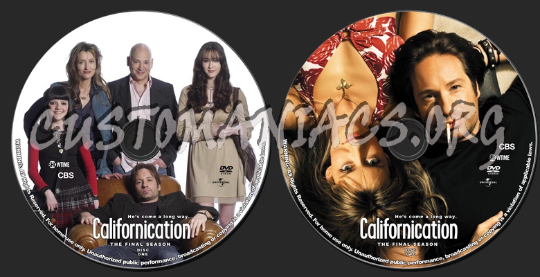 Californication - Season 7 dvd label
