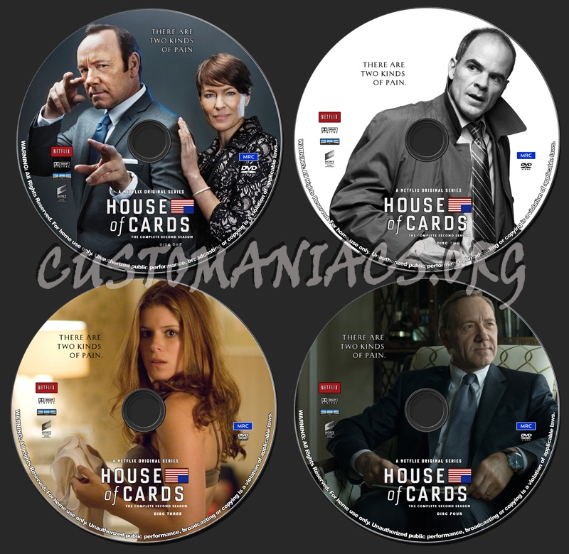 House of Cards - Season 2 dvd label