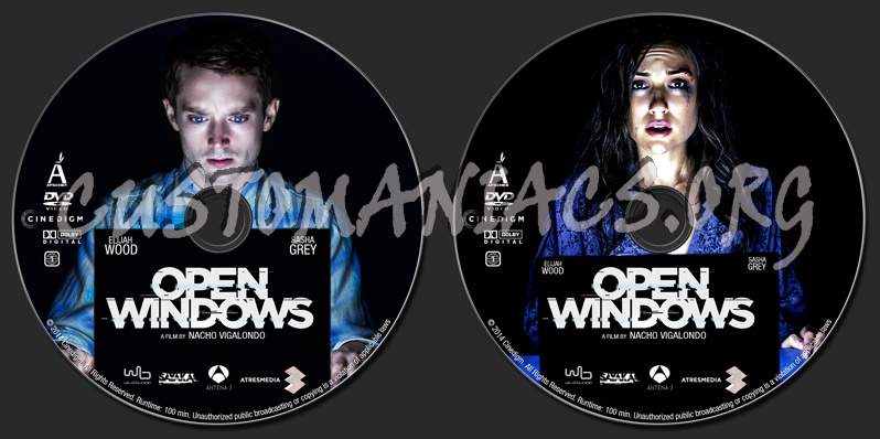 Open Windows dvd label