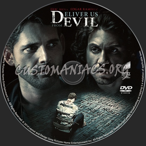 Deliver Us From Evil dvd label