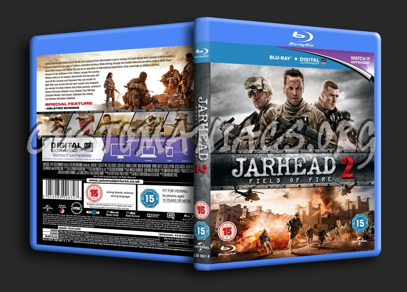 Jarhead 2 Field of Fire blu-ray cover