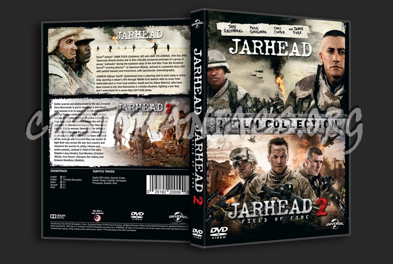 Jarhead / Jarhead 2 Field of Fire dvd cover