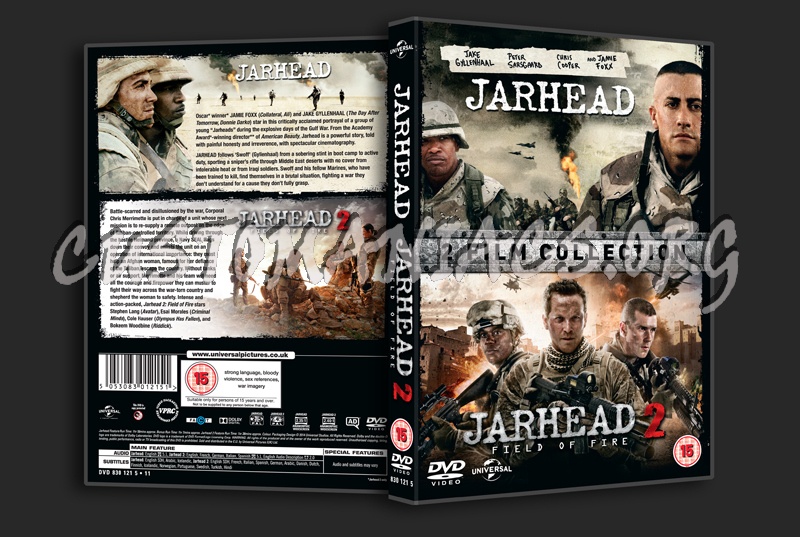 Jarhead / Jarhead 2 Field of Fire dvd cover