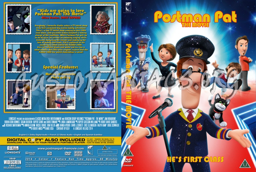 Postman Pat The Movie dvd cover