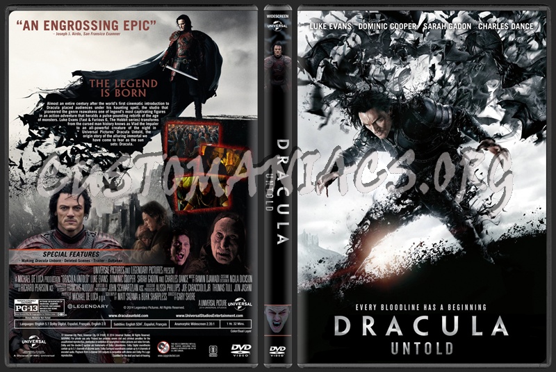 Dracula Untold dvd cover