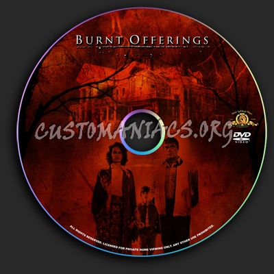 Burnt Offerings dvd label