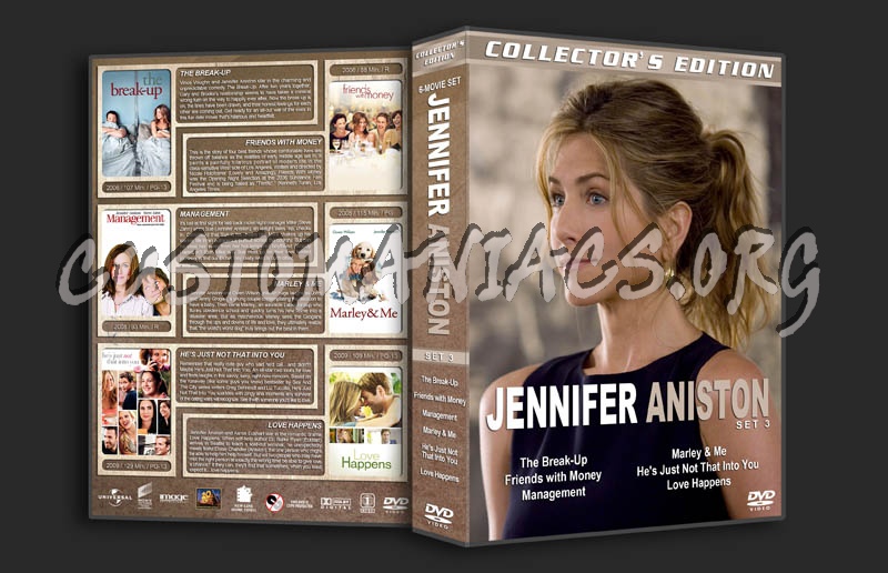 Jennifer Aniston Collection - Set 3 dvd cover