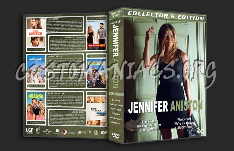 Jennifer Aniston Collection - Set 4 dvd cover