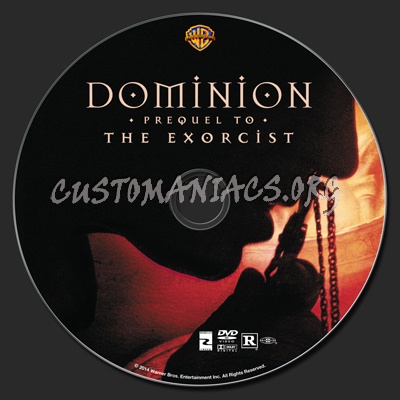 Dominion: Prequel To The Exorcist dvd label