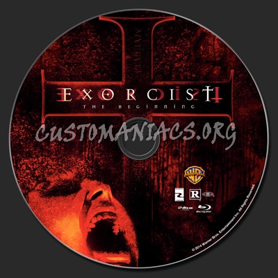 Exorcist: The Beginning blu-ray label