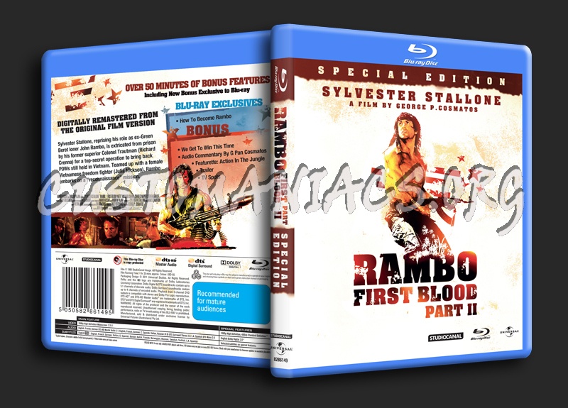Rambo: First Blood Part II blu-ray cover
