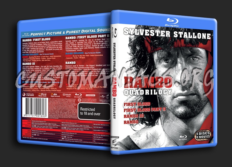 Rambo Quadrilogy blu-ray cover