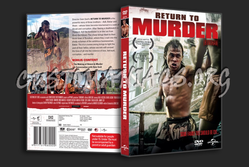 Return to Murder (Bunohan) dvd cover