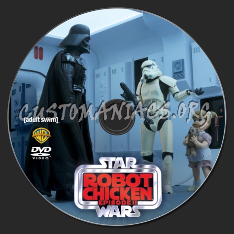 Robot Chicken Star Wars II dvd label