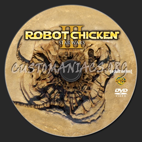 Robot Chicken Star Wars III dvd label