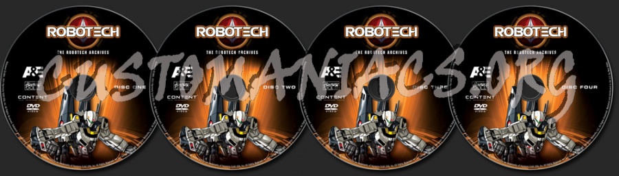 Robotech Season 4 dvd label