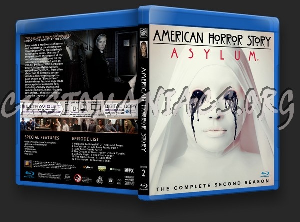 American Horror Story Season 2 blu-ray cover