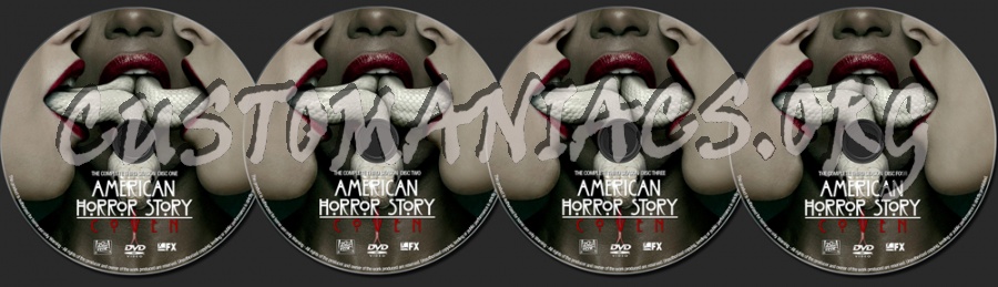 American Horror Story Season 3 dvd label
