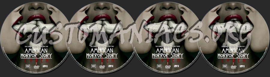 American Horror Story Season 3 dvd label