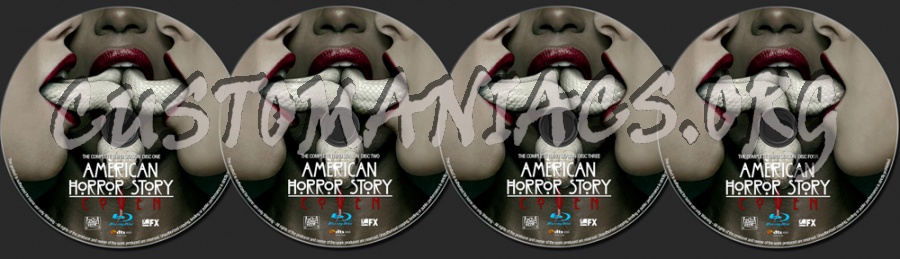 American Horror Story Season 3 blu-ray label