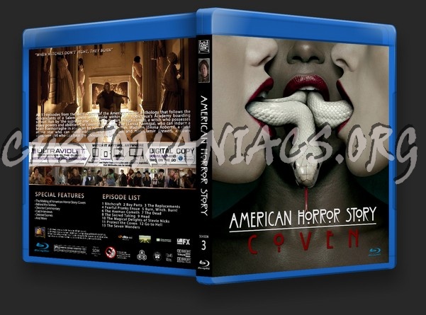 American Horror Story Season 3 blu-ray cover