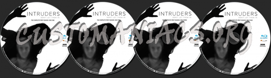 Intruders Season 1 blu-ray label