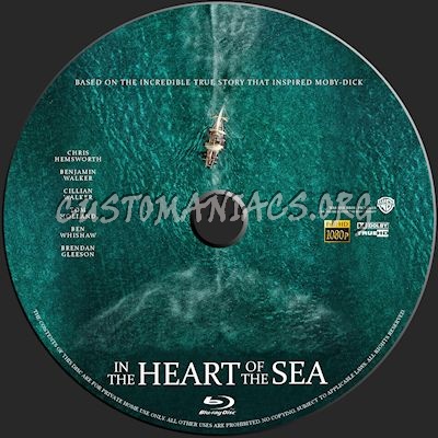 In The Heart of the Sea blu-ray label
