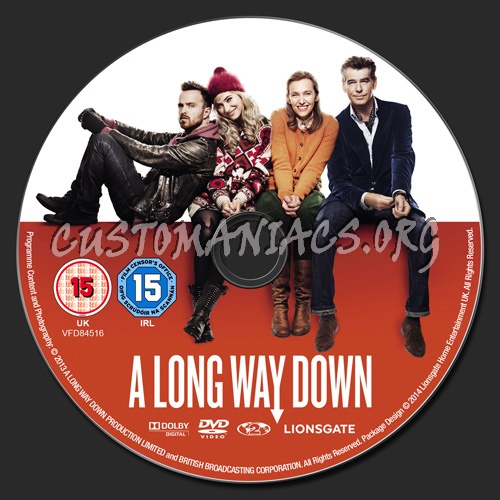 A Long Way Down dvd label