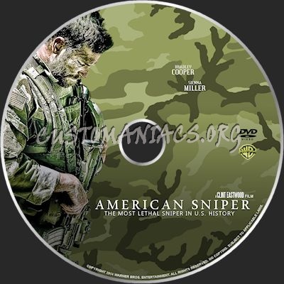 American Sniper dvd label
