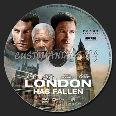 London Has Fallen dvd label