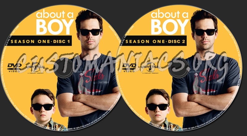 About A Boy Season 1 dvd label