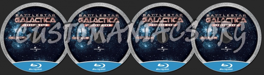 Battlestar Galactica Season 1 blu-ray label