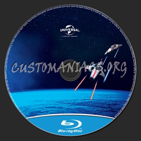 Battlestar Galactica The Movie blu-ray label