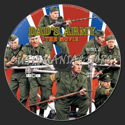 Dad's Army The Movie dvd label