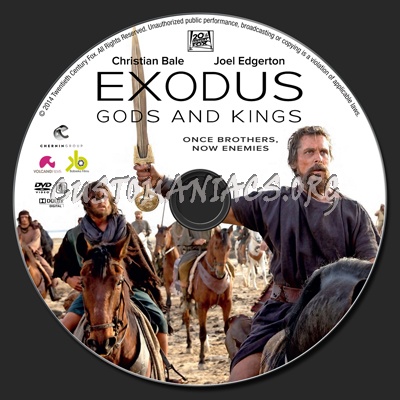 Exodus: Gods and Kings dvd label