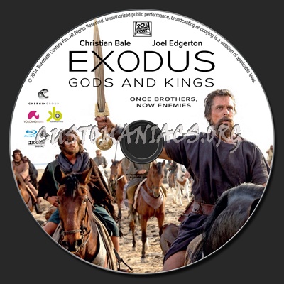 Exodus: Gods and Kings blu-ray label