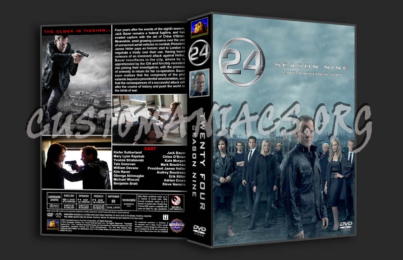 24 - Season 9: Live Another Day dvd cover