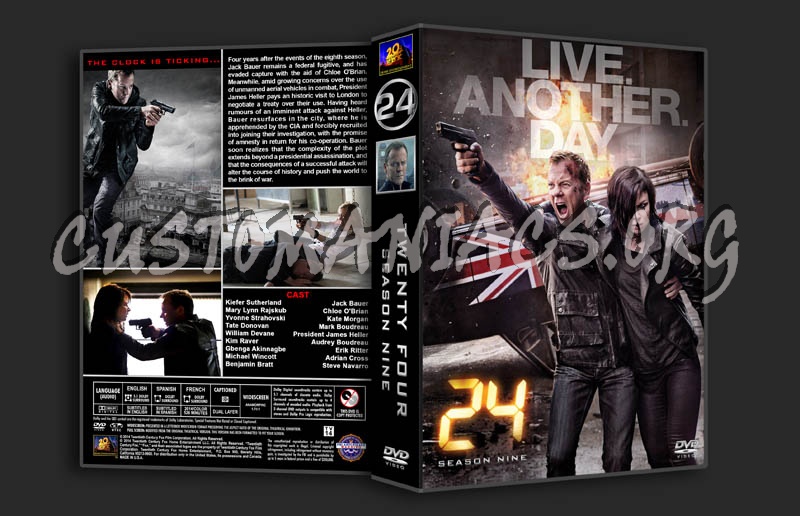 24 - Season 9: Live Another Day dvd cover