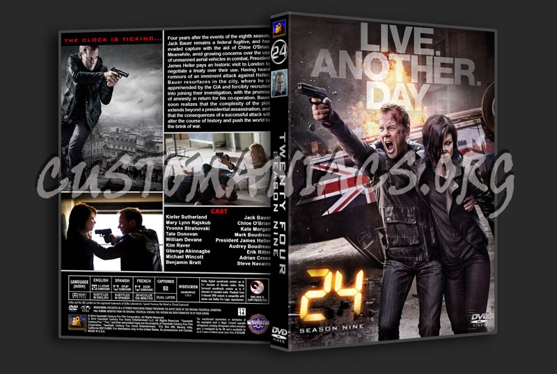 24 - Season 9: Live Another Day dvd cover