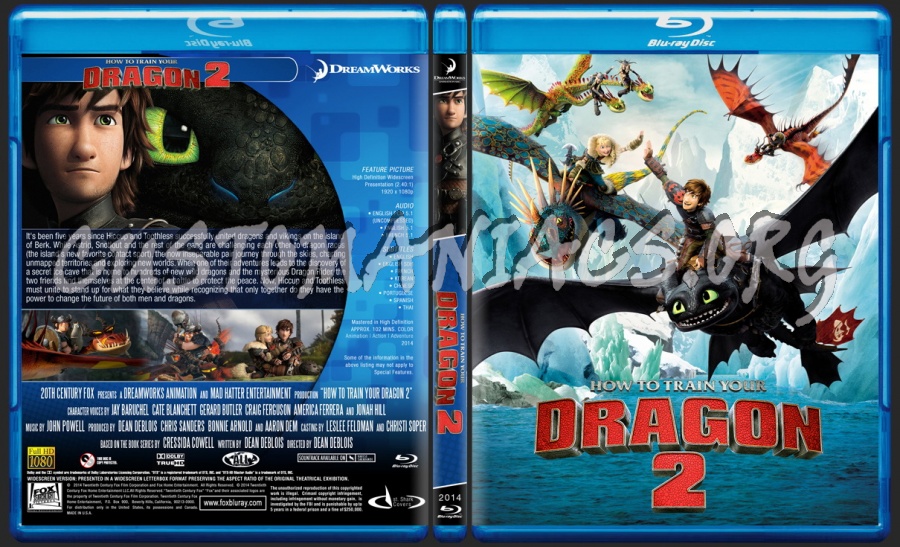 How to Train Your Dragon 2 - Animation Collection blu-ray cover