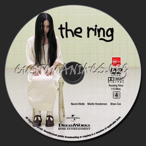 The Ring / The Ring 2 dvd label