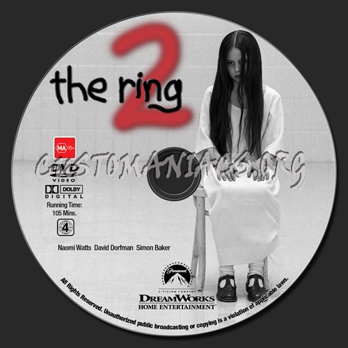 The Ring / The Ring 2 dvd label