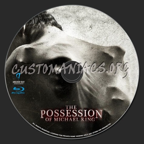 The Possession of Michael King blu-ray label