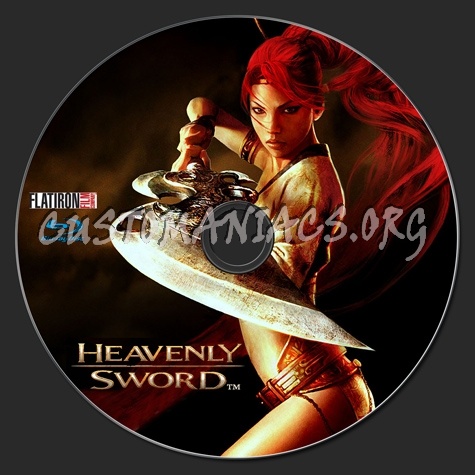 Heavenly Sword blu-ray label