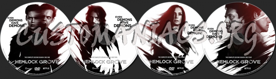 Hemlock Grove Season 2 dvd label