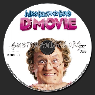 Mrs. Brown's Boys D'Movie dvd label